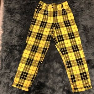 TopShop Plaid Trousers